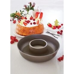 Moule à Savarin Ou Couronne Acier Revêtu Anti-adhérent 24 Cm -Silikomart Cuisine Boutique 541087 3 4 Moule a savarin ou couronne acier revetu anti adherent 24 cm Mathon
