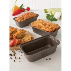 Set 3 Mini Moules à Cake Acier Revêtu 15,5 Cm -Silikomart Cuisine Boutique 541092 1 3 Set 3 mini moules a cake acier revetu 15 5 cm Mathon