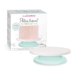 Plateau Tournant 28 Cm -Silikomart Cuisine Boutique 560010 2 1 Plateau tournant 28 cm Scrapcooking