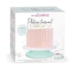 Plateau Tournant 28 Cm -Silikomart Cuisine Boutique 560010 3 1 Plateau tournant 28 cm Scrapcooking