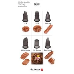 De Buyer Coffret 6 Douilles En Tritan Créatif -Silikomart Cuisine Boutique 560027 2 1 Coffret 6 douilles en Tritan Creatif De Buyer