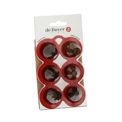 De Buyer Coffret 6 Douilles En Tritan Classique -Silikomart Cuisine Boutique 56500 2 1 Coffret 6 douilles en Tritan Classique De Buyer
