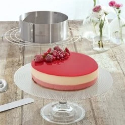 Cercle à Gâteau Extensible En Inox 15,5 à 30 Cm -Silikomart Cuisine Boutique 57125 2 5 Cercle a gateau extensible en inox 15 5 a 30 cm Mathon