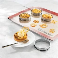 Set De 4 Cercles à Tartelette Inox 8 Cm -Silikomart Cuisine Boutique 573000 2 6 Set de 4 cercles a tartelette inox 8 cm Mathon