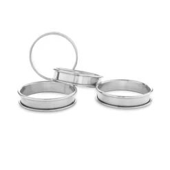 Set De 4 Cercles à Tartelette Inox 8 Cm -Silikomart Cuisine Boutique 573000 4 6 Set de 4 cercles a tartelette inox 8 cm Mathon
