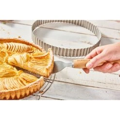 De Buyer Cercle à Tarte Perforé Cannelé Acier Inoxydable 24 Cm -Silikomart Cuisine Boutique 573028 1 2 Cercle a tarte perfore cannele acier inoxydable 24 cm De Buyer