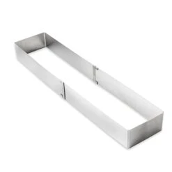 Cadre Extensible Rectangulaire En Inox 25,5 - 48,5 Cm -Silikomart Cuisine Boutique 573041 2 3 Cadre extensible rectangulaire en inox 25 5 48 5 cm Mathon