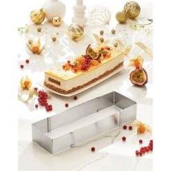 Cadre Extensible Rectangulaire En Inox 25,5 - 48,5 Cm -Silikomart Cuisine Boutique 573041 3 3 Cadre extensible rectangulaire en inox 25 5 48 5 cm Mathon
