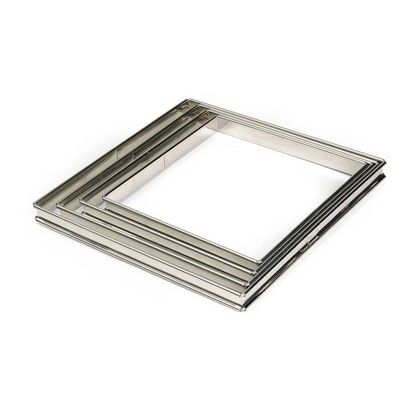 Cadre Carré à Tarte Et Flan 24 Cm 3 Cadre Carré à Tarte Et Flan 24 Cm