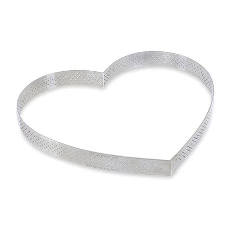 De Buyer Cercle à Tarte Perforé Cœur 22 Cm 5 De Buyer Cercle à Tarte Perforé Cœur 22 Cm – Image 3