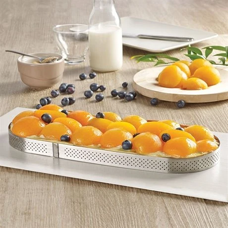 De Buyer Cercle Perforé Oblong 30 X 11 Cm 3 De Buyer Cercle Perforé Oblong 30 X 11 Cm