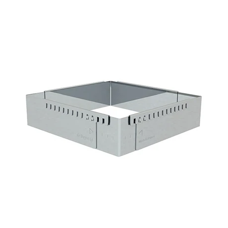 De Buyer Cadre Entremets Carré Adaptable Inox 16 Cm 3 De Buyer Cadre Entremets Carré Adaptable Inox 16 Cm