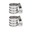 Patisse Lot De 8 Cercles à Tartes En Inox 8cm -Silikomart Cuisine Boutique 579010 0 2 Lot de 8 cercles a tartes en inox 8cm Patisse