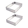Lot 2 Rectangles à Gâteaux Extensibles