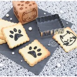 Kit Décoration De Biscuits Chat -Silikomart Cuisine Boutique 580013 3 1 Kit decoration de biscuits Chat Scrapcooking