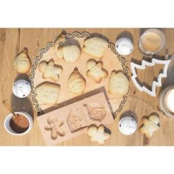 Silikomart Cuisine Boutique -Silikomart Cuisine Boutique 580019 1 2 Moule bois biscuits fourres Noel Scrapcooking
