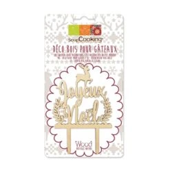 Kit De Décorations De Noël En Bois Pour Bûches Et Gâteaux 8 Kit De Décorations De Noël En Bois Pour Bûches Et Gâteaux -Silikomart Cuisine Boutique 589000 2 1 Kit de decorations de Noel en bois pour buches et gateaux Scrapcooking