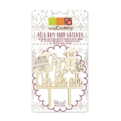 Kit De Décorations De Noël En Bois Pour Bûches Et Gâteaux 9 Kit De Décorations De Noël En Bois Pour Bûches Et Gâteaux -Silikomart Cuisine Boutique 589000 3 1 Kit de decorations de Noel en bois pour buches et gateaux Scrapcooking
