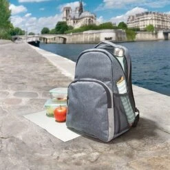 Sac à Dos Glacière Isotherme 10 L Gris -Silikomart Cuisine Boutique 606026 4 5 Sac a dos glaciere isotherme 10 L gris Mathon