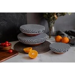 3 Couvre-bols En Coton -Silikomart Cuisine Boutique 606086 3 1 3 couvre bols en coton Nuts Innovation