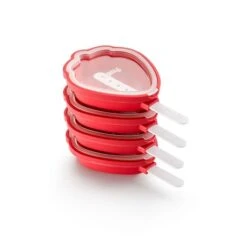 Lekue 4 Moules à Glace Fraise Empilables -Silikomart Cuisine Boutique 610033 2 4 4 moules a glace fraise empilables Lekue