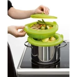 Lekue Cuit Vapeur 2 étages -Silikomart Cuisine Boutique 61324 2 0 Cuit vapeur 2 etages Lekue