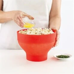 Lekue Moule Pour PopCorn Au Micro-ondes -Silikomart Cuisine Boutique 61366 2 3 Moule pour PopCorn au micro ondes Lekue