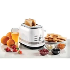Ariete Toaster Moderna 2 Fentes 815 W 149 Blanc -Silikomart Cuisine Boutique 700048 4 1 Toaster moderna 2 fentes 815 W 149 Blanc Ariete