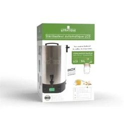 Stérilisateur Inox électrique 30 Litres Automatique 2200 W -Silikomart Cuisine Boutique 713007 1 1 Sterilisateur inox electrique 30 litres automatique 2200 W Le Pratique