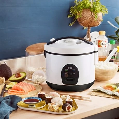 Cuiseur à Riz Inox 3L 500 W 4 Cuiseur à Riz Inox 3L 500 W – Image 2