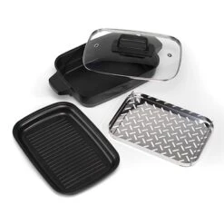 Cuisinart Multicuiseur électrique Cooking 4,7 L 1400 W Bleu Nuit -Silikomart Cuisine Boutique 713018 2 3 Multicuiseur electrique Cooking 4 7 L 1400 W bleu nuit Cuisinart