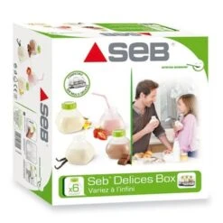 Délice Box Avec 6 Bouteilles Pour Yaourts à Boire XF102000 -Silikomart Cuisine Boutique 71945 2 7 Delice box avec 6 bouteilles pour yaourts a boire XF102000 Seb