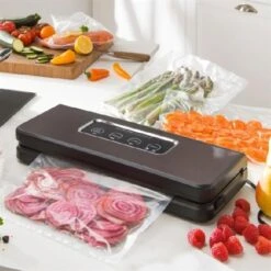 Appareil à Emballer Sous Vide Inox Brossé 37 Cm 150 W KCPSV60S -Silikomart Cuisine Boutique 720005 4 4 Appareil a emballer sous vide inox brosse 37 cm 150 W KCPSV60S Mathon par Kitchen Chef Professional