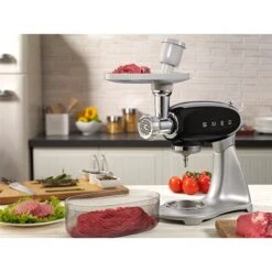 Smeg Hachoir SMMG01 Pour Robot Sur Socle -Silikomart Cuisine Boutique 720057 2 1 Hachoir SMMG01 pour robot sur socle Smeg