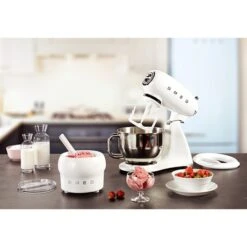 Smeg Sorbetière SMIC01 Pour Robot Sur Socle -Silikomart Cuisine Boutique 720059 4 1 Sorbetiere SMIC01 pour robot sur socle Smeg