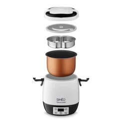 Lunch Box électrique Programmable 1,5 L 300 W Blanc Et Noir 8 Lunch Box électrique Programmable 1,5 L 300 W Blanc Et Noir -Silikomart Cuisine Boutique 728063 1 4 Lunch box electrique programmable 1 5 L 300 W blanc et noir Simeo