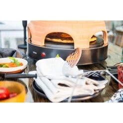 LIVOO Pizza Party 6 Mini Pizza 1200 W -Silikomart Cuisine Boutique 740004 1 2 Pizza Party 6 mini pizza 1200 W Livoo