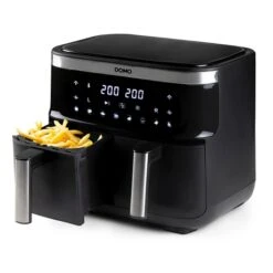 Domo Déli Fryer Double Fry Zone 2 X 4L