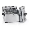 Friteuse Inox Double Cuve 7 L 4000 W KCPFR70X -Silikomart Cuisine Boutique 758003 0 1 Friteuse inox double cuve 7 L 4000 W KCPFR70X Kitchen Chef Professional