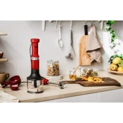 Mixeur Plongeant 5 Vitesses 180 W Rouge Empire Kitchenaid 5KHBV83EER -Silikomart Cuisine Boutique 760130 3 2 Mixeur plongeant 5 vitesses 180 W rouge empire Kitchenaid 5KHBV83EER Kitchenaid