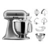KitchenAid Robot Artisan Gris Argent 5KSM175PS Avec Accessoires Supplémentaires -Silikomart Cuisine Boutique 761004 0 7 Robot artisan gris argent 5KSM175PS avec accessoires supplementaires Kitchenaid