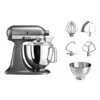 KitchenAid Robot Pâtissier Artisan Tête Inclinable 4,8 L 300 W Gris étain 5KSM175PSEMS + Accessoires -Silikomart Cuisine Boutique 761088 0 2 Robot patissier Artisan tete inclinable 4 8 L 300 W gris etain 5KSM175PSEMS accessoires Kitchenaid