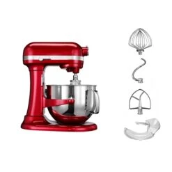 KitchenAid Robot Pâtissier Artisan à Bol Relevable 6,9 L 500 W Pomme D'amour 5KSM7580XECA -Silikomart Cuisine Boutique 761091 2 2 Robot patissier Artisan a bol relevable 6 9 L 500 W pomme d amour 5KSM7580XECA Kitchenaid