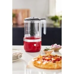 KitchenAid Hachoir électrique Sans Fil 2 Vitesses 1,18 L Rouge Empire 5KFCB519EER -Silikomart Cuisine Boutique 761096 1 1 Hachoir electrique sans fil 2 vitesses 1 18 L rouge empire 5KFCB519EER Kitchenaid