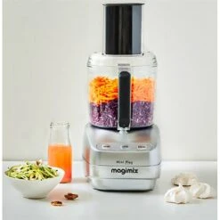 Magimix Robot Multifonctions Le Mini Plus Chrome Mat 18260F -Silikomart Cuisine Boutique 76155 3 9 Robot Multifonctions Le Mini Plus Chrome mat 18260F Magimix