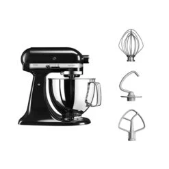 KitchenAid Robot Pâtissier Multifonction Artisan Noir Onyx 300 W 5KSM125EOB -Silikomart Cuisine Boutique 76191 3 8 Robot patissier Multifonction Artisan Noir Onyx 300 W 5KSM125EOB Kitchenaid