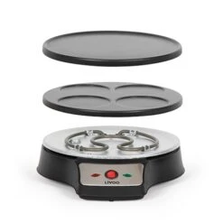 LIVOO Crêpière 2 En 1 - Crêpes Et Pancakes 1000 W DOC143 -Silikomart Cuisine Boutique 780059 4 3 Crepiere 2 en 1 Crepes et Pancakes 1000 W DOC143 Livoo