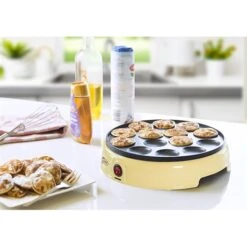 Bestron Appareil à Poffertjes 800 W -Silikomart Cuisine Boutique 780207 3 2 Appareil a Poffertjes 800 W Bestron