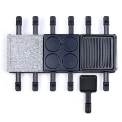 LIVOO Appareil à Raclette Fondue 12 Personnes 1650 W -Silikomart Cuisine Boutique 780211 1 3 Appareil a raclette fondue 12 personnes 1650 W Livoo