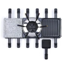 LIVOO Appareil à Raclette Fondue 12 Personnes 1650 W -Silikomart Cuisine Boutique 780211 2 3 Appareil a raclette fondue 12 personnes 1650 W Livoo